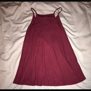 Maroon tank top